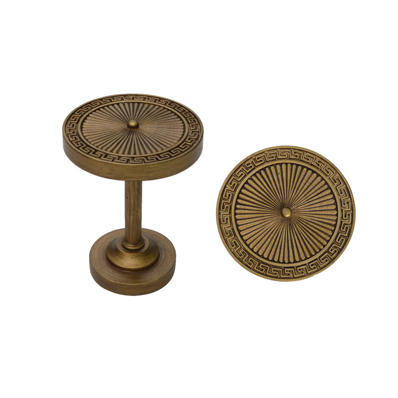 Renaissance Gold Adjustable Metal Curtain Holdback Set