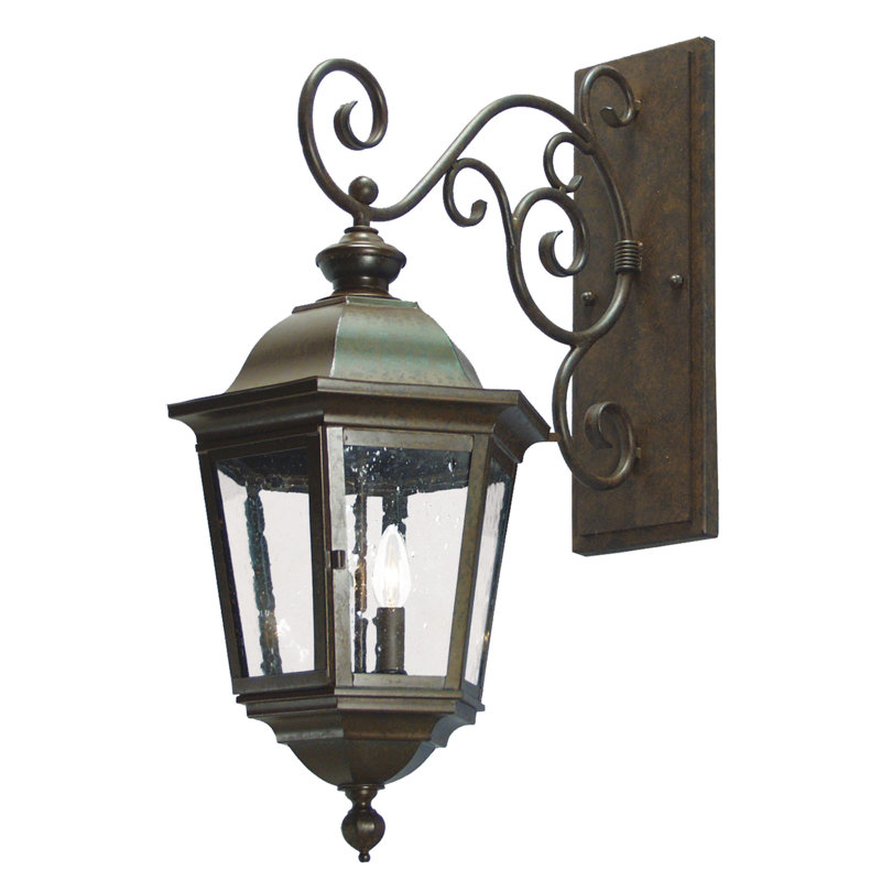 Cassandra Wall Light, Golden Verde, Earth Marble
