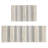 Woven Texture Stripe Bath Rug 22X58"