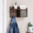 Wooden Mail And Keychain With Key Hook And Mail Sorter