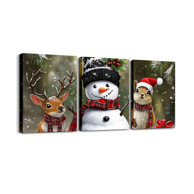 3 Piece Wrapped Canvas Print