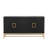 Aviva 59.8 Sideboard with Adjustable Shelves, Rectangular Metal Handles and Legs,Dining cabinet,Buffet table-497018637