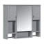 Ensemble de meuble-lavabo simple 36 po avec plateau en résine Rucci