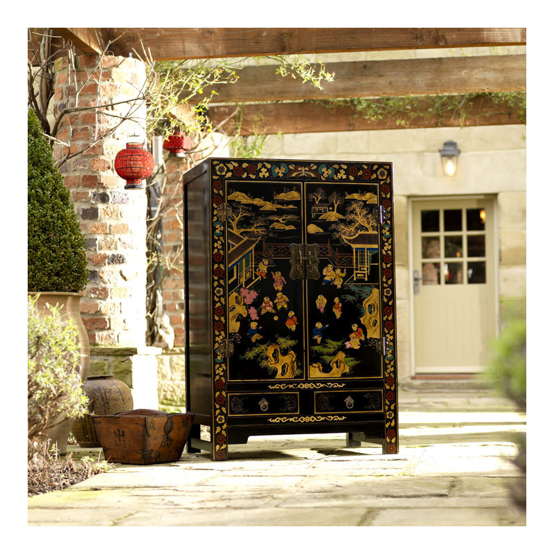 Hangzhou 2 Door Solid Wood Wardrobe