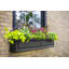 Mayne Nantucket 6ft Self-Watering Window Box with Steel Wall Mount Brackets-2012154365-1915669921