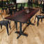 Plateau de table en stratifié commercial réversible-134587251