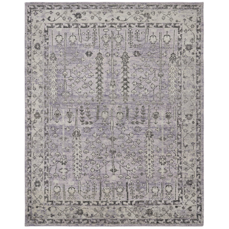 Jaecee Hand Knotted Wool Oriental Area Rug