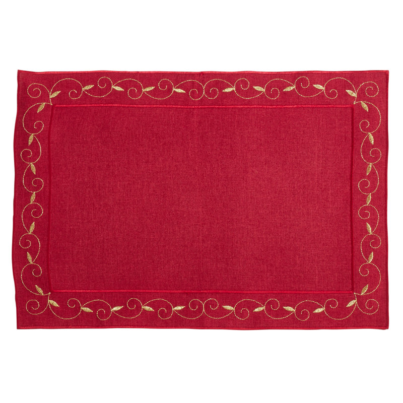 Napperons 14 po x 20 po bourgogne