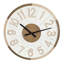 Horloge murale en bois massif Stefans
