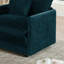 Canapé modulaire respirant à assise profonde en chenille 3 places avec 1 repose-pieds et coussins-2143341520