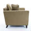 Fauteuil surdimensionné de 46,3 po, tissu chenille, fauteuil confortable et demi-canapé simple