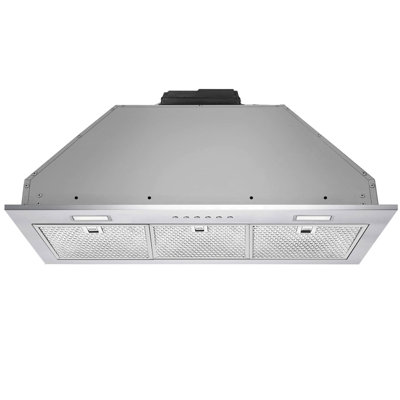 VICTORY 600 CFM Range Hood Insert w/ Push Button Controls, 3-Speed Fan and Warm LED Lights