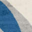 Tapis abstrait gris / bleu Delane-1137570899
