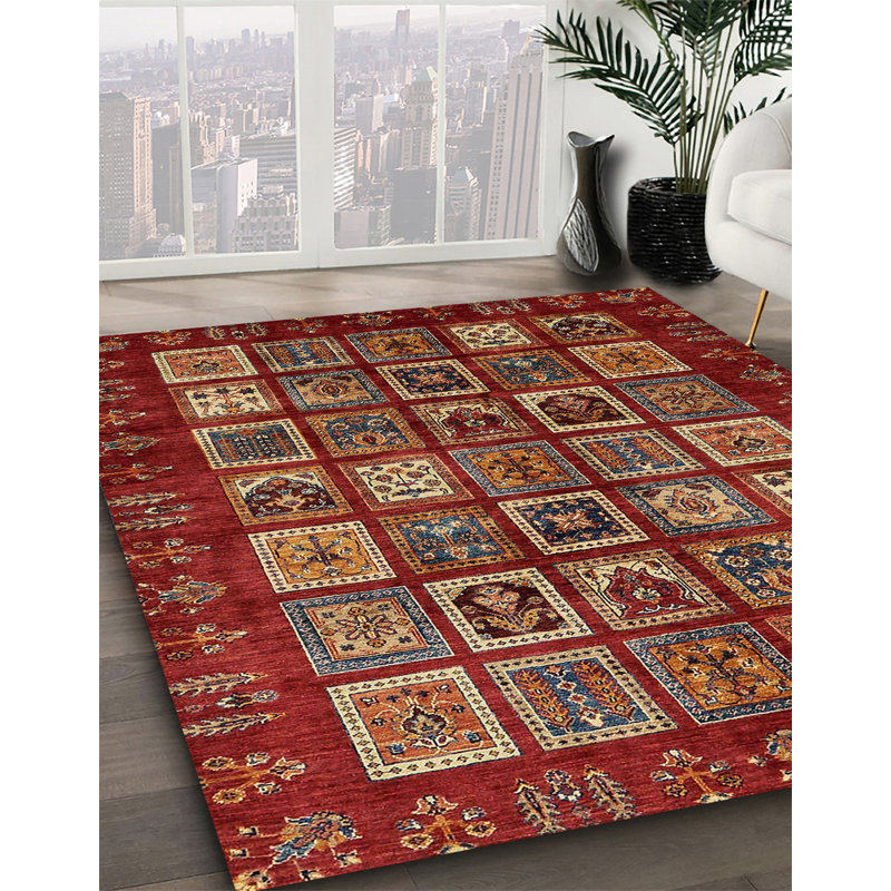 Tapis abstrait 611, Carré 4 pi