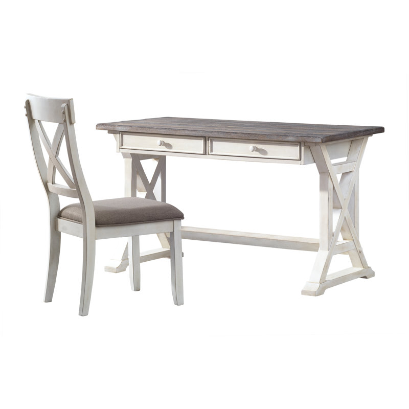 Fauteuil Daian, Crème / brun
