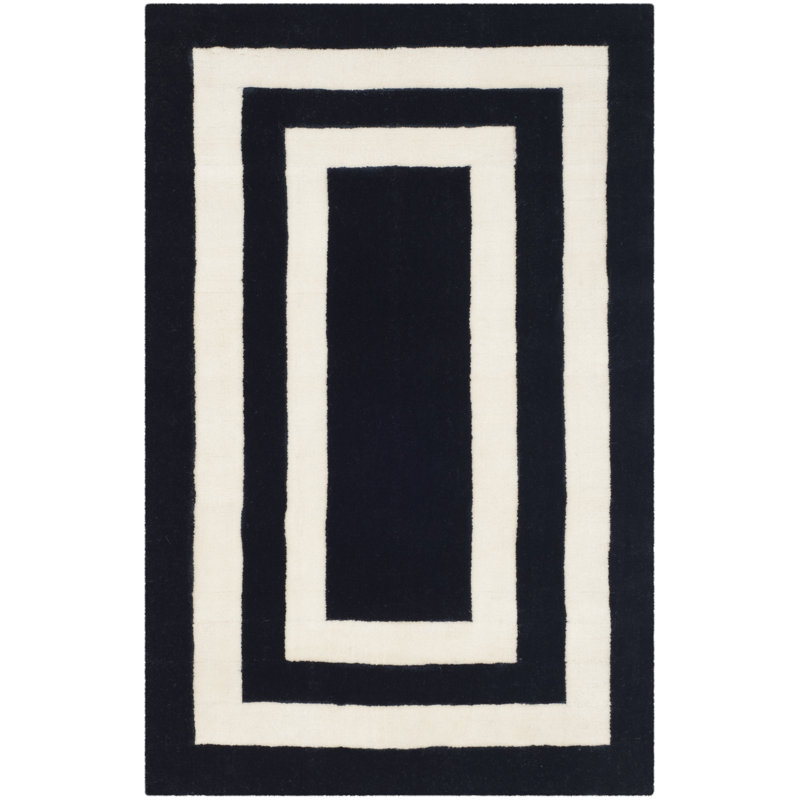 Ralph Lauren Fitzgerald Border Wool Geometric Rug, Rectangle 2' x 3'