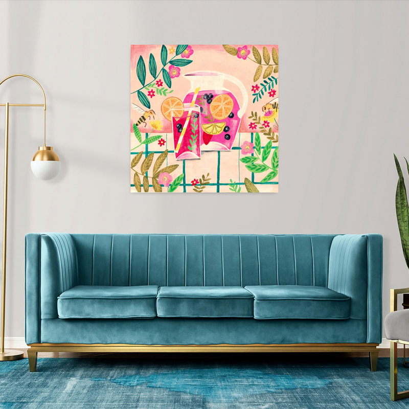 Art mural Sangria Summer, H 36 po x l 36 po