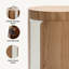 Table d'appoint en bois 18,5 po avec rangement caché