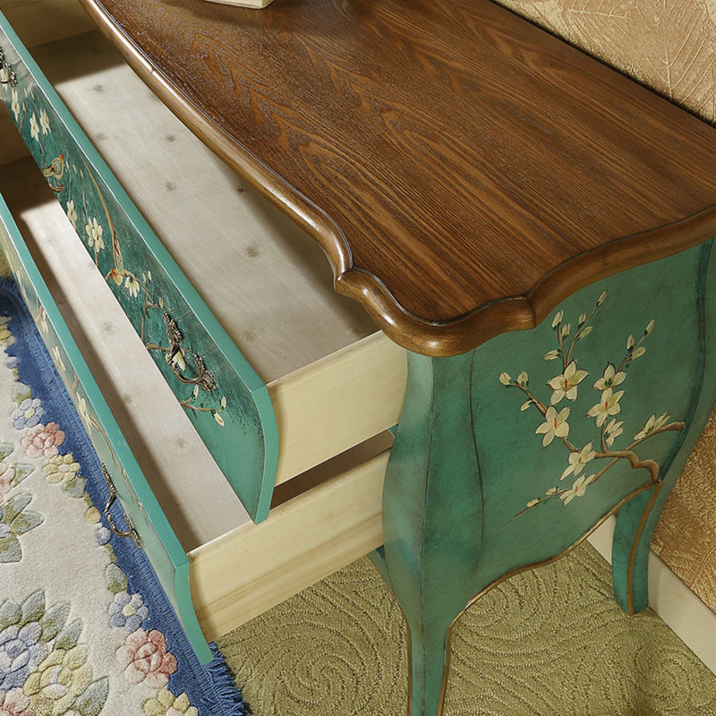 Armoire décorative américaine peinte