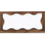 Console de style maison de campagne 63 pouces avec rangement, station de rangement pour canapé d'entrée étroite, design festonné ondulé élégant pour les intérieurs modernes, brun-210754706-210754732
