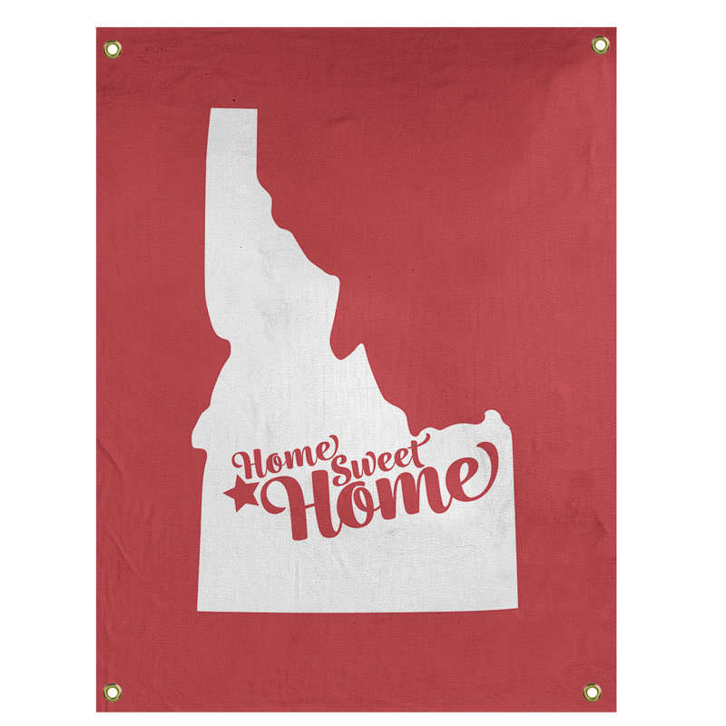 Tapisserie murale boise doux pour la maison, H 59 po x l 50 po, Rouge