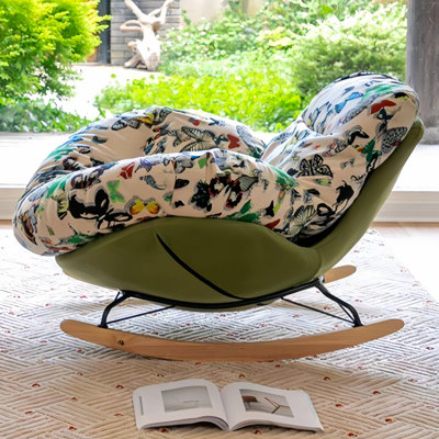 Stylish Padded Rocking Chair