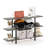 3-Tier Wide Display Shelf - Space-Saving, Sturdy Design, Lightweight For Living Room And Home Office-1717164234