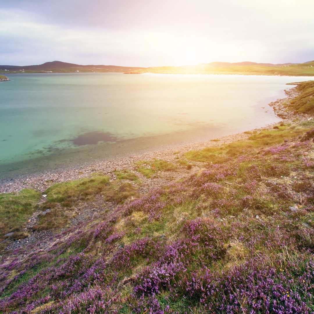 Die Bucht von Uig auf der isle of lewis - Leinwandbild