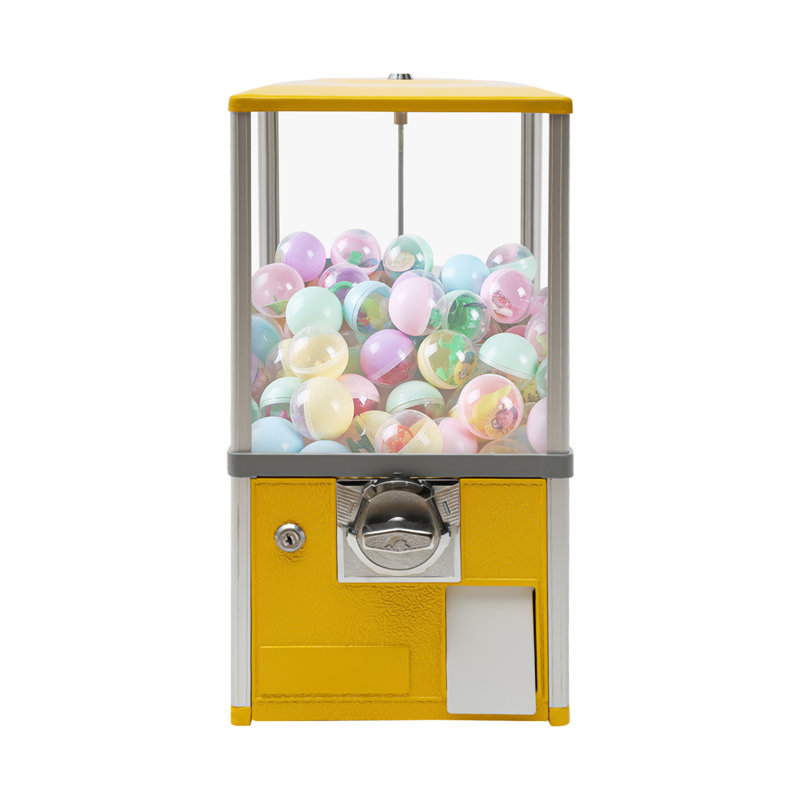 Distributeur de bonbons Gumball Machine, Jaune