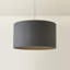 27.5cm H Cotton Drum Pendant Shade ( Screw On )-739123394-763534825