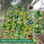 Treillis d'arche de jardin en métal robuste - Support vert antirouille pour lits surélevés, légumes grimpants, concombres, melons, raisins - assemblage facile - 120 x 160 cm-799514298