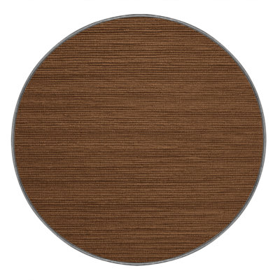 Machine Washable Solid Brown Area Rug