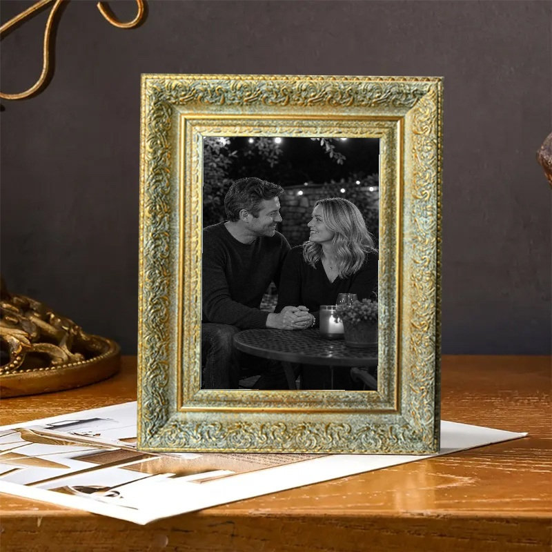 Cadre antique doré chaud 1PC pour photos et photos d'animaux 11 po x 14 po, Antique Gold, 1, 11" W x 14" H