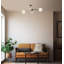 Amarula 3 Light Glass Semi Flush Mount-1803023318