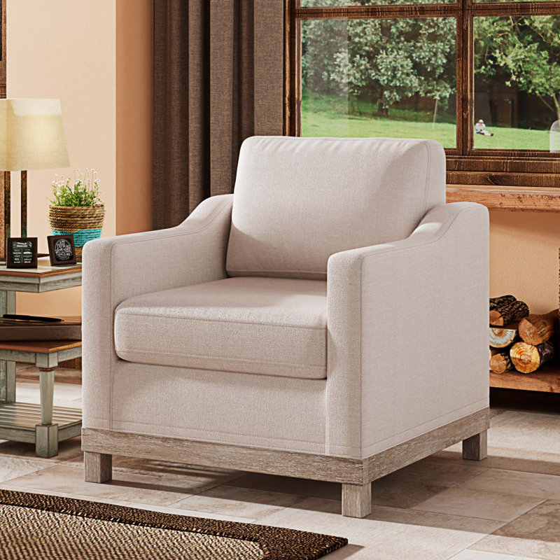 Chaise d'appoint Zairo, Beige