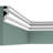 1-3/8 in x 3-1/4 in x 78-3/4 in Primed White Plain Polyurethane Crown Moulding