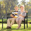 Banc de jardin en fer Efird