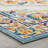 Modway Reflect Ansel Distressed Vintage Floral Persian Medallion 5x8 Indoor and Outdoor Area Rug in Multicolored-513433554