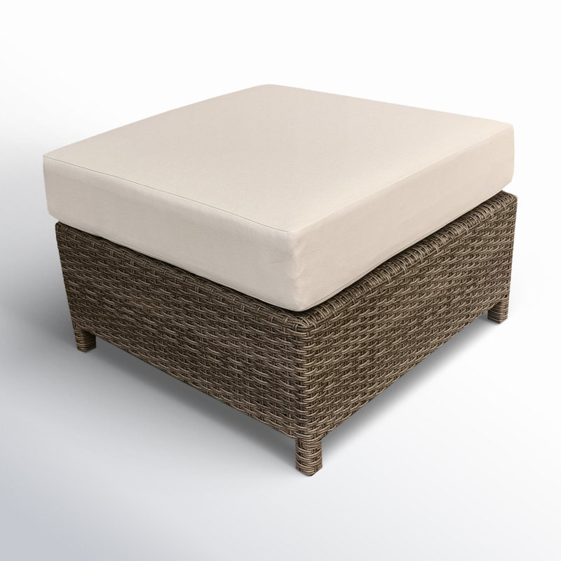 Sectional Wicker Ottoman