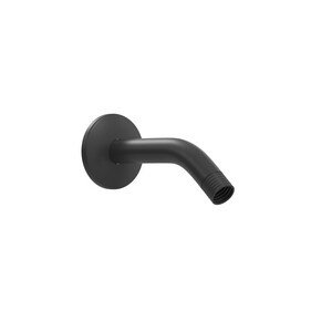 Bellflower Wall Shower Arm, Matte Black