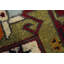 Tapis vert vert Oushak 3 x 8