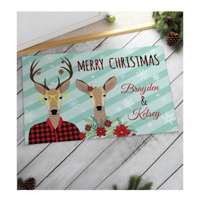 Charlie-Jamie Non-Slip Christmas Doormat