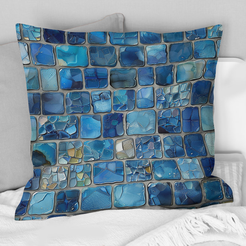 Coussin décoratif sans motif Mid-Century, H 18 po x l 18 po