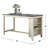 Aislynn Counter Height 60" Dining Table