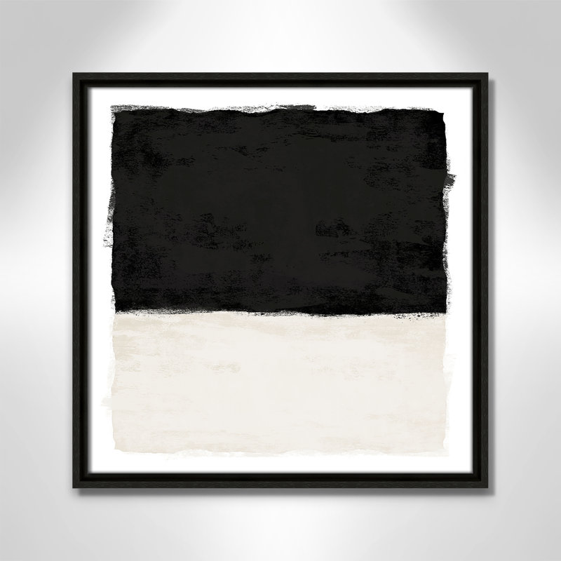 «Midnight I» - reproduction carrée de Vesrion par Natalie Carpentieri, Espresso, H 17,5 po x l 17,5 po