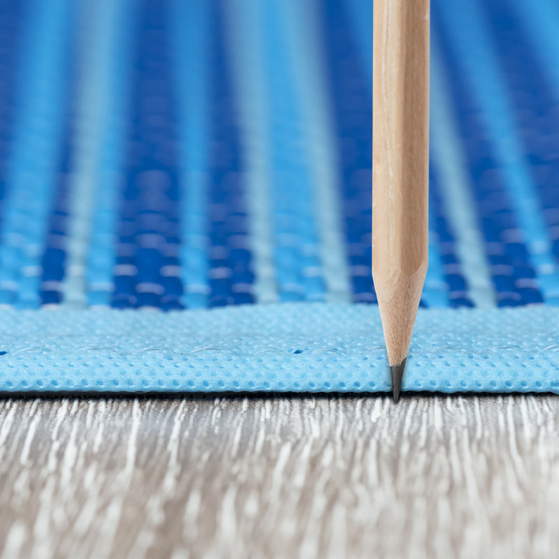 Tapis intérieur / extérieur à rayures Aafiya, Rectangle 5 pi x 6 pi 11 po