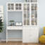 Armoire de rangement 4 tiroirs avec bureau Demitz
