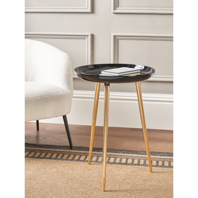 Seline End Table, Black