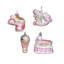 Ensemble d'ornement 4 pièces Noble Gems-7477853