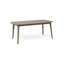 Table de salle à manger d'extérieur extensible en bois d'acacia, gris